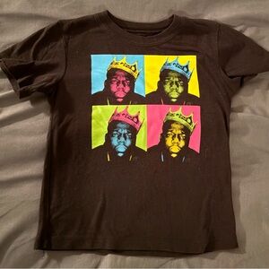 Kids Graphic Tee - Black with Multicolor Print